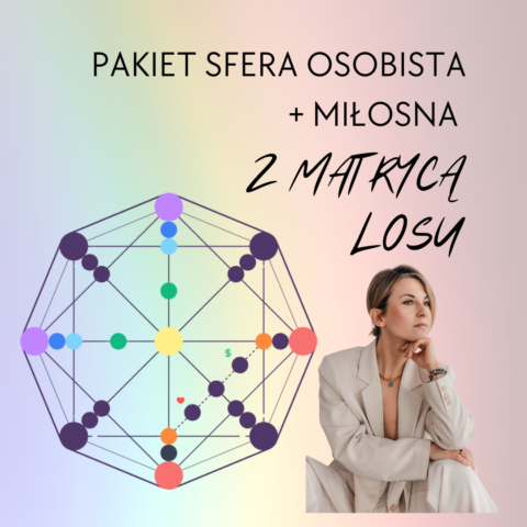 PAKIET SFERA OSOBISTA+MIŁOSNA Z MATRYCĄ LOSU